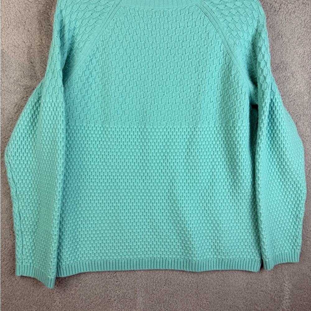 Talbots lambs wool sweater mint green size XL - Picture 6 of 9